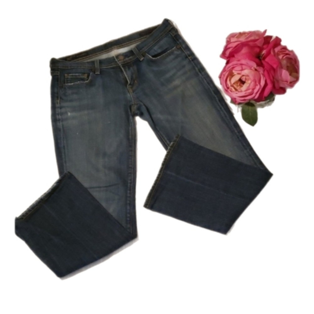 Citizens of Humanity Low Rise Flare Jeans Y2K Indie Sleaze Dark Wash